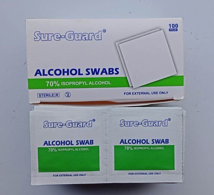 SureGuard Alcohol Swabs 100pcs Lazada PH