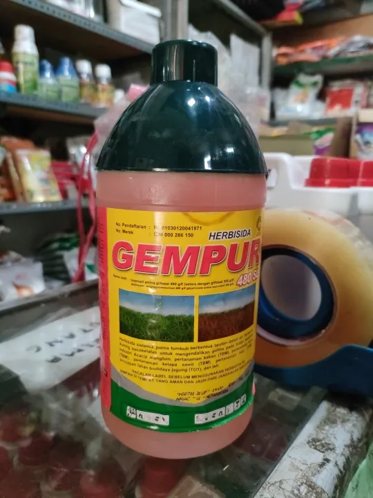 Herbisida Gempur 480 Sl 1 Liter Pembasmi Gulma Dan Rumput Lazada