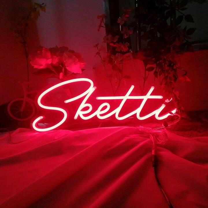 Personalized custom led neon sign custom heart RGB neon sign content