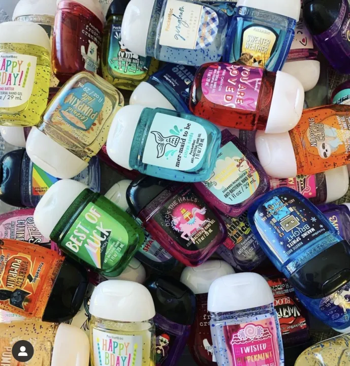 bath and body works small hand sanitizers