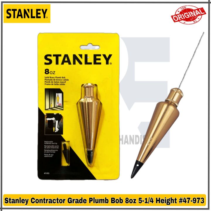 Stanley Solid Brass 8oz Plumb Bobs 47 973 Hulog Lazada Ph