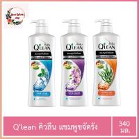 Qlean คิวลีน แชมพูขจัดรังแค ลดปัญหาผมขาดหลุดร่วง ขนาด 340 มล. คิวลีน ขจัดรังแค