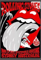 โปสเตอร์วงดนตรี วินเทจ The Rolling Stones