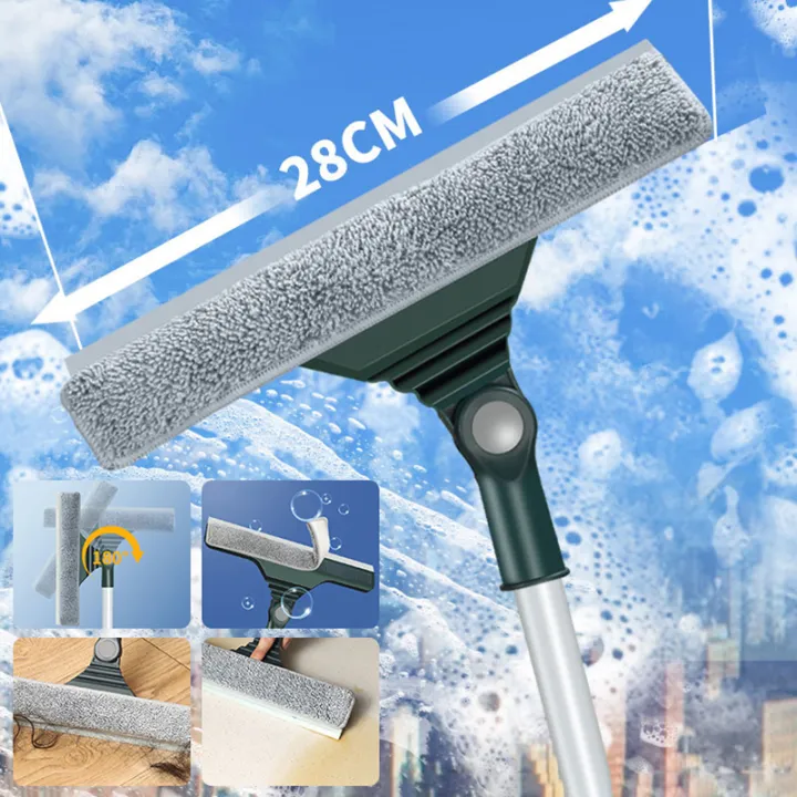 Dulcii Window Squeegee Glass Wiper Cleaner Window Wiper Cleaning Brush High Rise Window Cleaning 7939