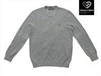 เสื้อสเวตเตอร์ GIORDANO รุ่น TWIST SIGNATURE GREY ของแท้ 100%