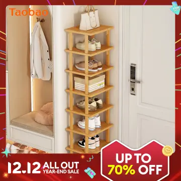 Shoe Rack Simple Narrow Door Rack Solid Wood Special Price Household Small  Shoe Storage Artifact Economical Shoe Cabinet - China Shoe Cabinet, Shoe  Rack