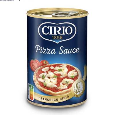 CIRIO Pizzassimo 400 g Pizza sauce Pasta sauce 420 g พิซซ่าซอสแบบกระป๋องสำเร็จรูป นำเข้าจากประเทศอิตาลี
