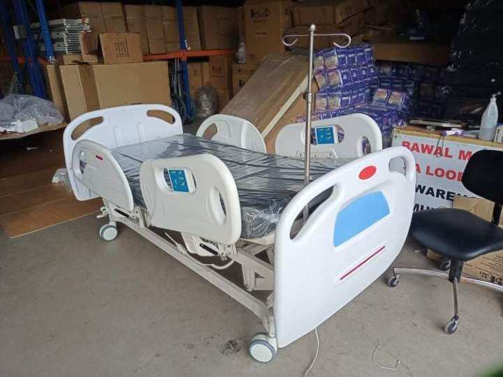 Medical Bed Electric Type Multiple Functions Hospital Bed with Central ...