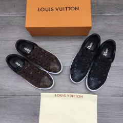 Sepatu Lv Louis Vuitton Trainer Sneakersfullset W1688-18 Semi Ori