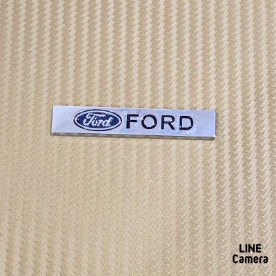 โลโก้*เพลท Ford งานโลหะ  ( ขนาด* 1 x 5.9 cm ) ราคาต่อชิ้น