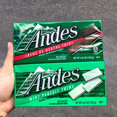 Andes Mint Thins Chocolate ช็อกโกแลตมิ้นต์แผ่นบาง