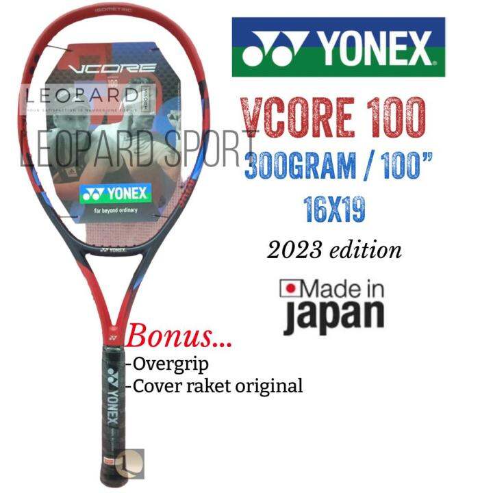 Raket Tenis YONEX VCORE 100 SCARLET 2023 Berat : 300g 100" Original ...