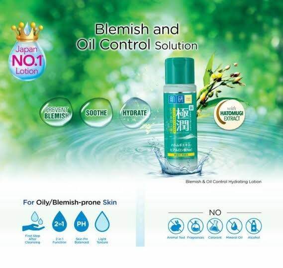 Hada Labo Acne Blemish & Oil Control Hydrating Lotion ฮาดะ ลาโบะ น้ำตบสำหรับผิวมัน ผิวเป็นสิว