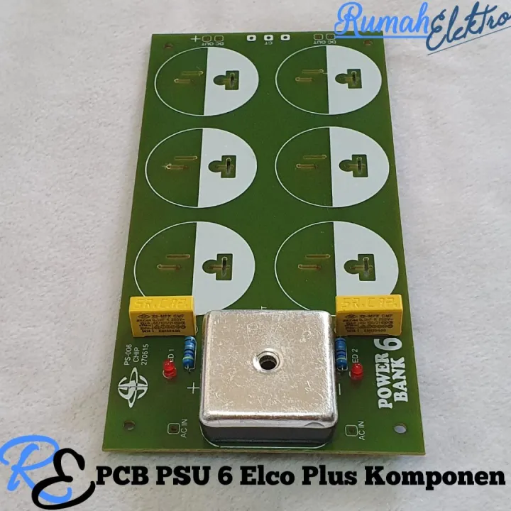 Pcb Psu 6 Elco Plus Komponen Lazada Indonesia