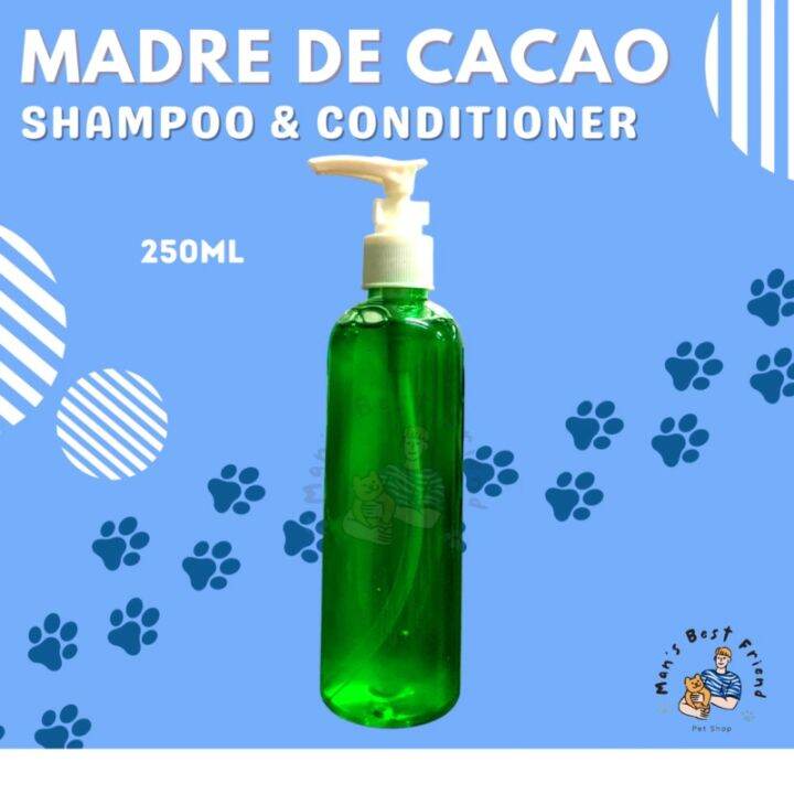 Pets Madre De Cacao SHAMPOO WITH CONDITIONER anti ticks/flea Natural