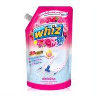 Whiz Floor Cleaner 3D Active 800ml #Lovely Bloom วิซ 3D Active ผลิตภัณฑ์ทำความสะอาดพื้น สูตรเข้มข้น กลิ่นเลิฟลี่บลูม 800 มล.