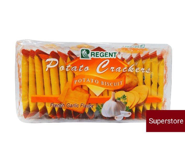 Regent Potato Cracker French Garlic Flavor -10gx20pcs | Lazada PH