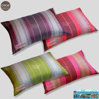 Tom Thai Pillow หมอนหนุนขนาดใหญ่ ลายไทย OTOP ขนาด 60×33×22 cm.นุ่นแท้ 100%