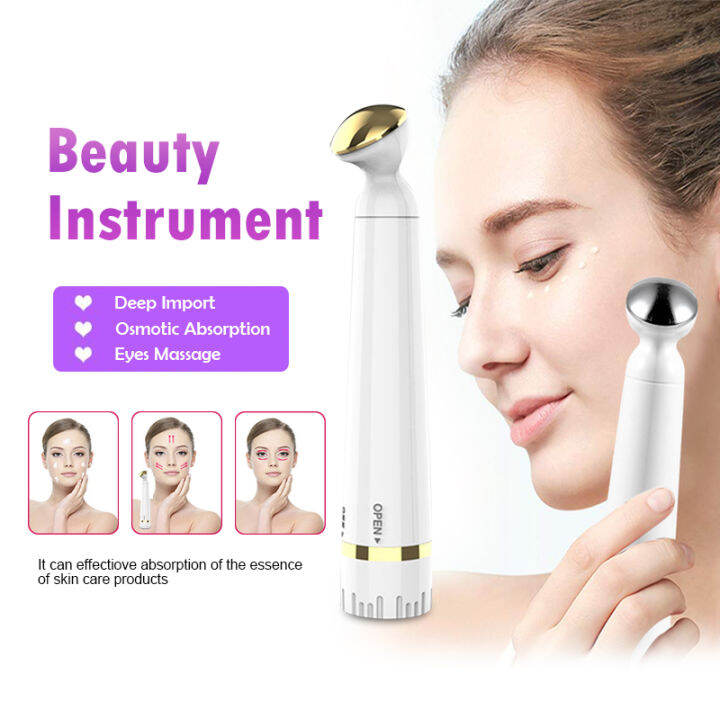 Electric Vibration Eye Massager Anti-Ageing Wrinkle Dark Circle Pen ...