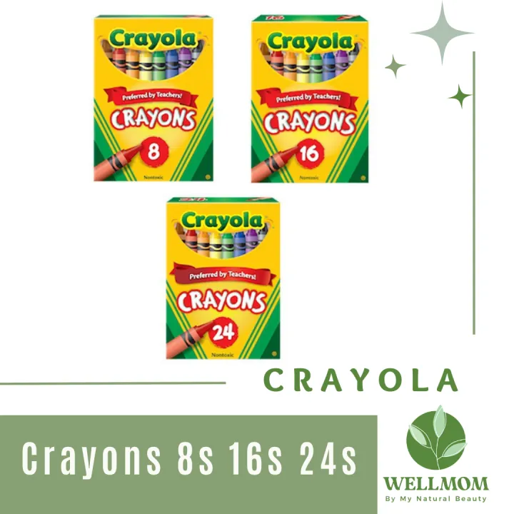 CRAYOLA Crayons Non Toxic Crayons 8s 16s 24s Lazada PH