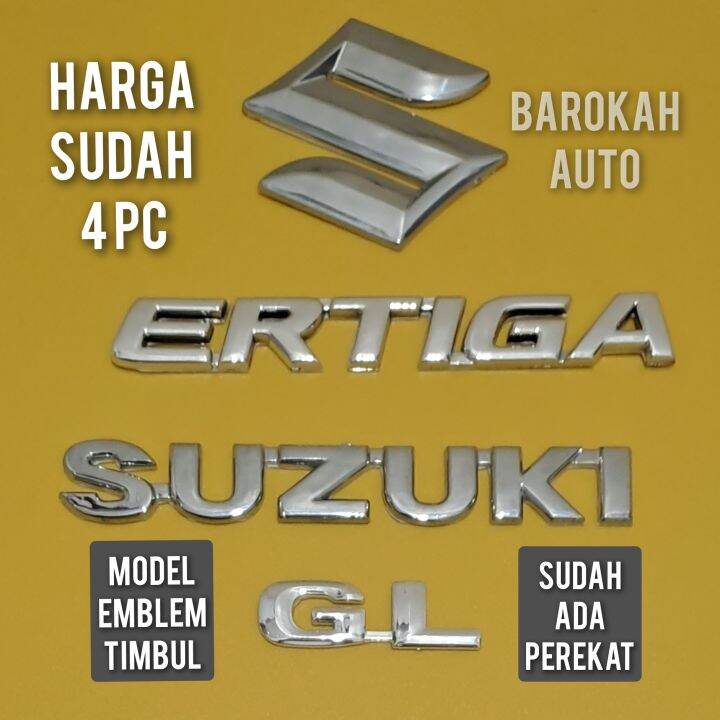 Suzuki Ertiga Emblem Harga Sudah Pc Type Gx Atau Gl Lazada Indonesia