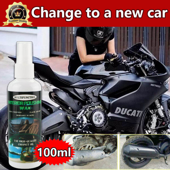 🚗newer than new car🏍️ SH plastic restorer for car black plastic