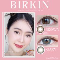 คอนแทคเลนส์ ? Birkin ? Gray / Brown (Kitty Kawaii)สีน้ำตาลขนาดมินิ ?สีสวยหวานคมขายดี