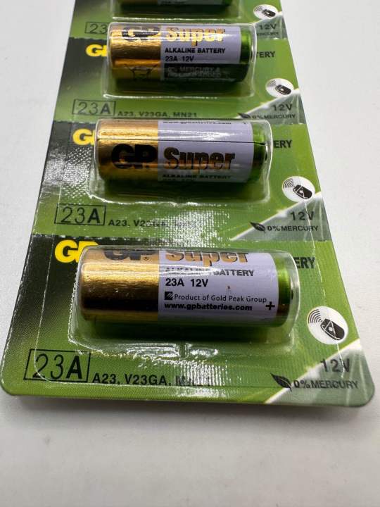 ถ่าน-gp-super-high-voltage-23a-แท้-ราคาต่อแพงและก้อนดูที่ตัวเลือก-ก้อนละ-30-บาท-แพง-5-ก้อน-100-บาท