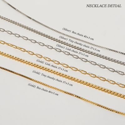 RINDA - All Necklace Chain (gold/silver) (สร้อยคอ)
