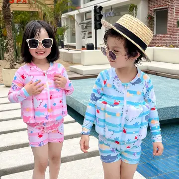 Kids Professional Swimwear One Piece Training Swimsuit Teen Bathing Suit  Girls Rash Guard Floating Swimsuit Sports Wear For Kids