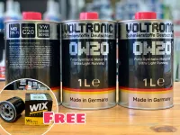 Voltronic 0w20 ขนาด 1ลิตร น้ำมันเครื่องยนต์เบนซิน API:SP เหมาะสมกับเครื่องยนต์ Eco car หรือที่คู่มือระบุ ค่าความหนืด 20