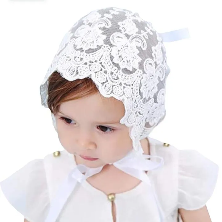 Baby Girl's Baptismal Dedication Christening Cap Lazada PH