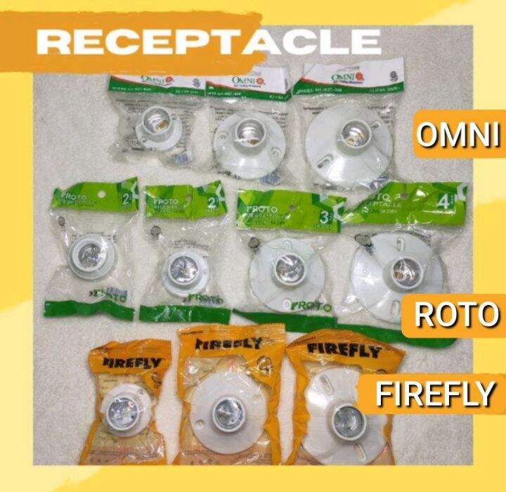 FIREFLY RECEPTACLE ROTO RECEPTACLE OMNI RECEPTACLE 2,3,4 BUKILYA PANG