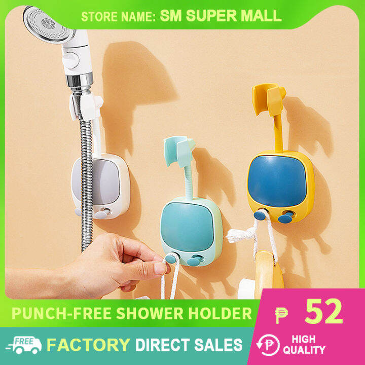 【Adjustable】360° Rotating Wall Mounted Bracket for Showerhead All