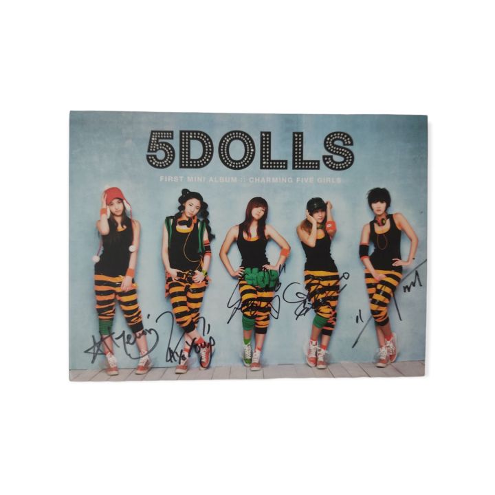 cd-5dolls-first-mini-album-พร้อมลายเซ็นต์ของแท้ครบทั้ง-5-คน