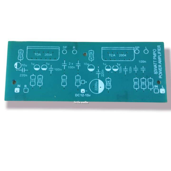 Pcb Power Amplifier Tda 2004 2005 Stereo Lazada Indonesia