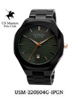 US Masters Polo Club  นาฬิกาผู้ชาย รุ่น USM-220504G-IPGN  สายสเตนเลส *ส่งฟรี*