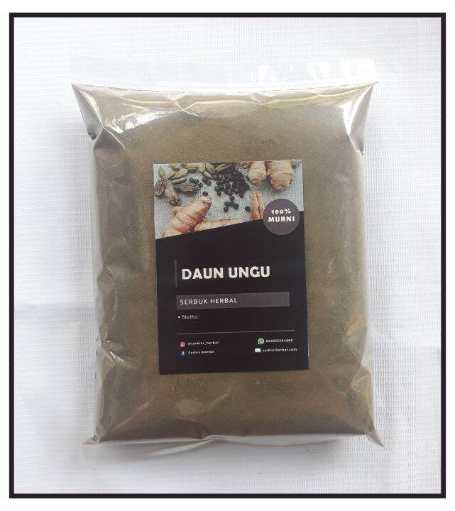 Daun Ungu Bubuk 1 Kg Serbuk Daun Ungu Murni Lazada Indonesia