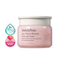 Innisfree Jeju Cherry Blossom Tone Up Cream 50 ml.ครีมปรับสีผิวเนื้อบางเบาช่วยปรับสีผิวให้ขาวขึ้นอย่างเป็นธรรมชาติโดยไม่แห้งกร้านเพื่อให้ผิวชุ่มชื้นและดูมีชีวิตชีวายิ่งขึ้น