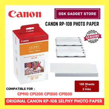 Accessories Canon SELPHY CP1500 pink + 2 x Canon RP-108 paper +
