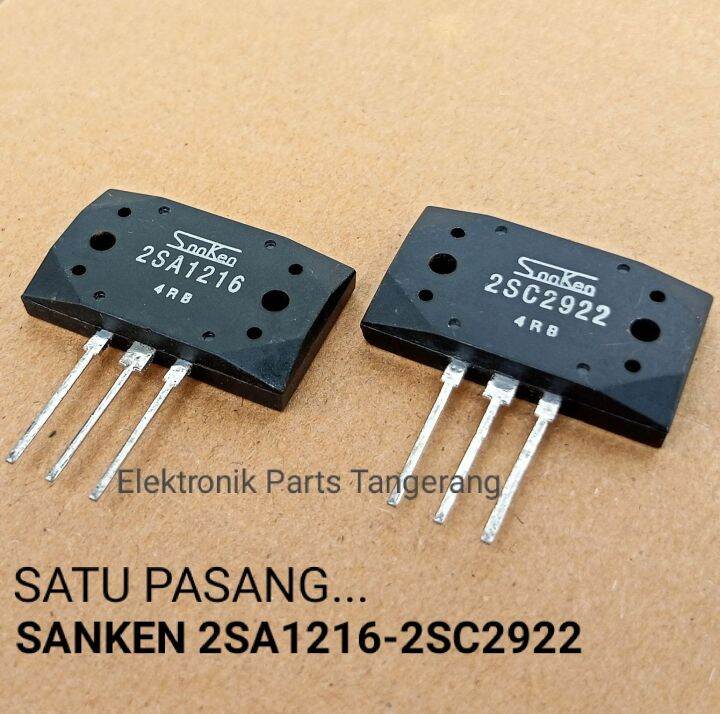 TRANSISTOR SANKEN 2SA1216 2SC2922 II RRT (SATU SET) TR SANKEN 2SA1216