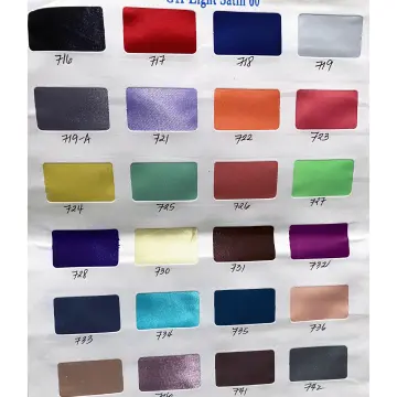 Silk Satin Per Yard Cloth Fabric Tela Premium Quality