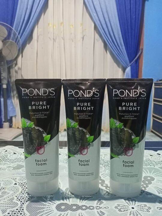 Ponds Pure Bright Facial Foam 100 Ml Lazada Indonesia 1415