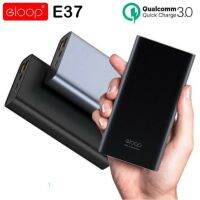 eloop E37  22,000 mAh QC.+PD !! แบตสำรอง eloop ขนาด 22,000 mAh Output 2USB รองรับชาร์จเร็ว ทั้ง QC.3.0 สำหรับ Android และ PD สำหรับ ไอโฟน ของแท้ มี มอก รับประกัน สินค้า 12 เดือน