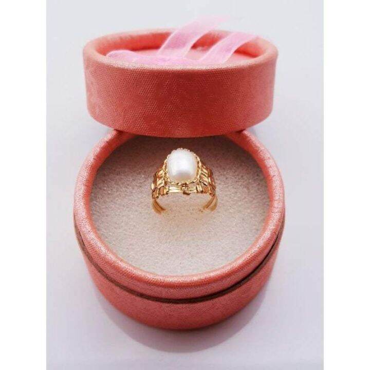 Pure 10k Gold Ring with Pearl Lazada PH