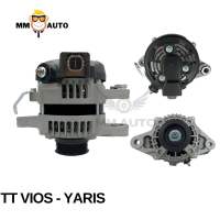 ไดชาร์จ VIOS , YARIS 07-12 ไดชาร์จ TOYOTA VIOS, YARIS ปลั๊กเต๋า ลวดแบน 12V 80A