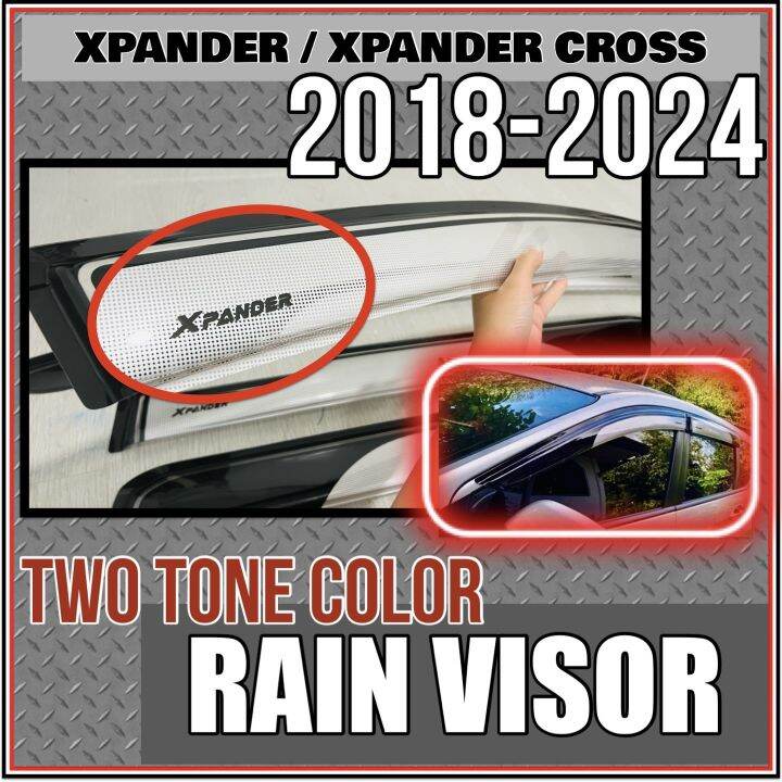 XPANDER / XPANDER CROSS RAIN VISOR 20182024 two tone (xpander