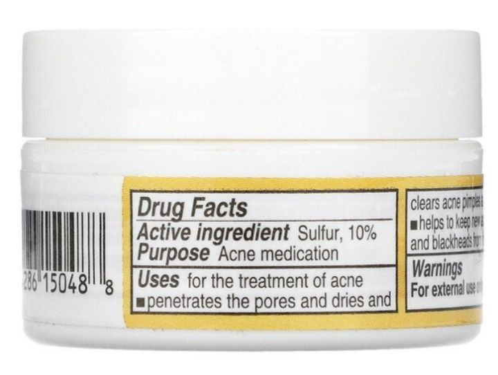 100-usa-ขี้ผึ้งแต้มสิว-สิวยุบไว-จากอเมริกา-de-la-cruz-acne-treatment-มี2-สูตร-maximum-strength-with-sulfur-10-for-sensitive-skin-with-sulfur-5-ขนาด-6-g-exp-04-2025-02-2024