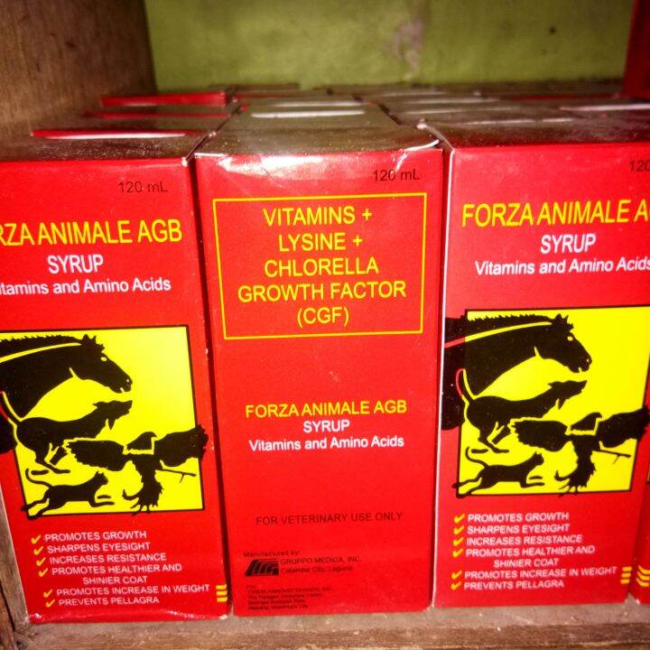 FORZA ANIMALE AGB SYRUP VITAMINS AND AMINO ACID 120ml ANIMAL GROWTH