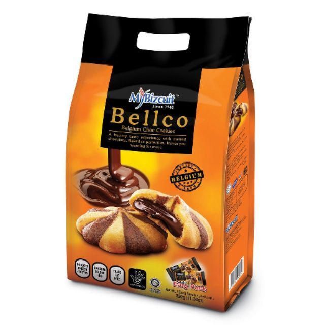 🔥🔥 พร้อมส่ง​ คุกกี้​ MyBizcuit​ Bellco​ สอดไส้ช็อคโกแลต​ ขนาด​ 320​กรัม